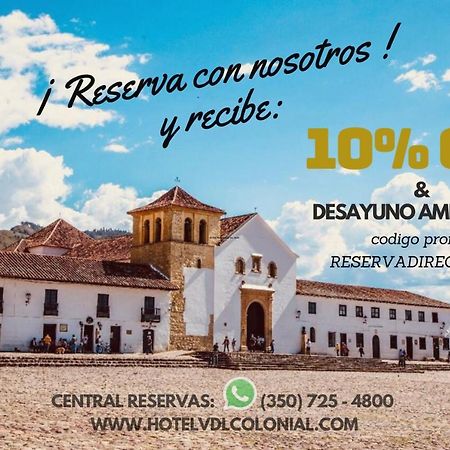 Hotel Vdl Colonial Villa de Leyva Eksteriør bilde